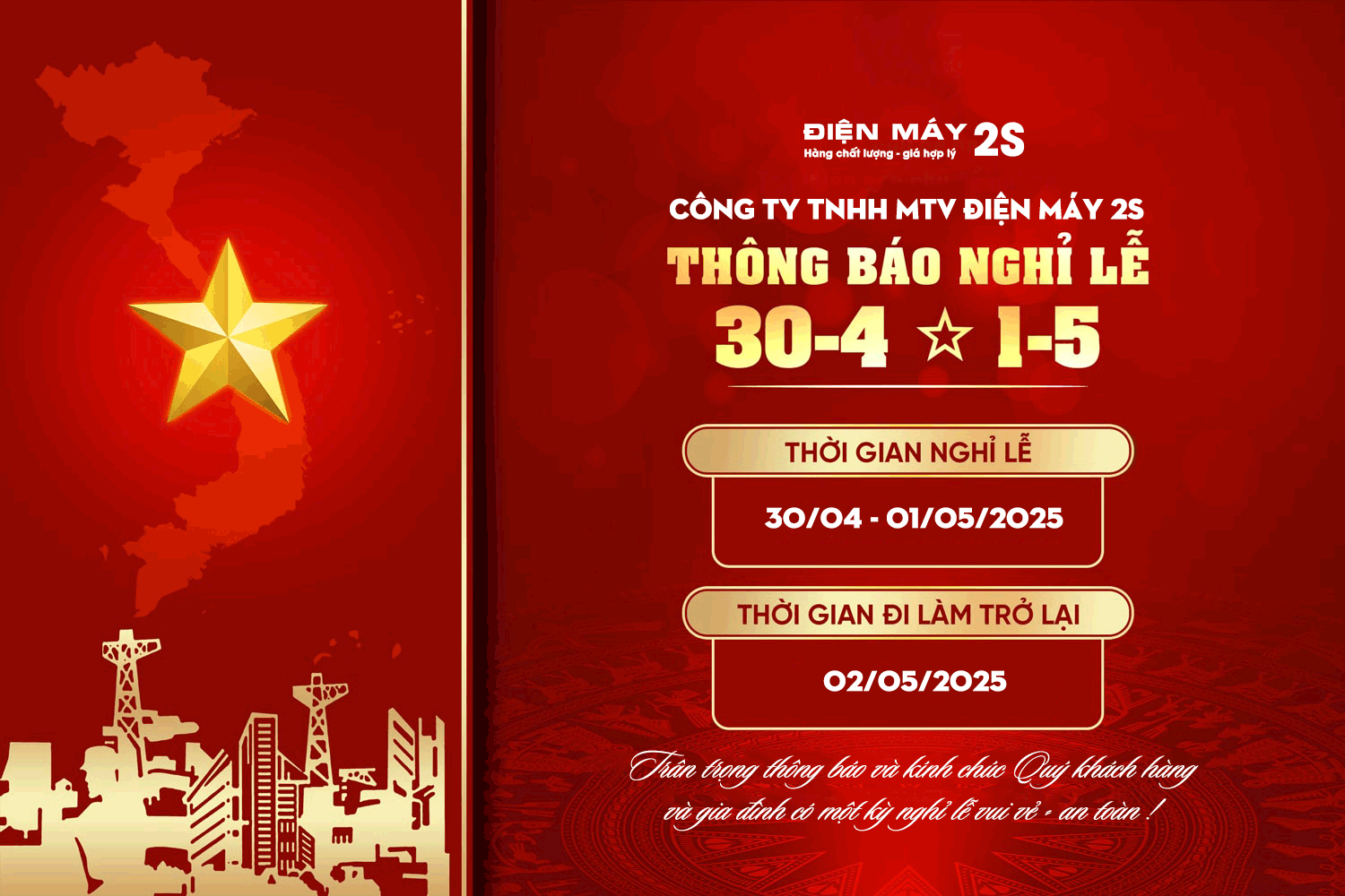 dien-may-2s-thong-bao-lich-nghi-le-30-04-va-01-05-nam-2025